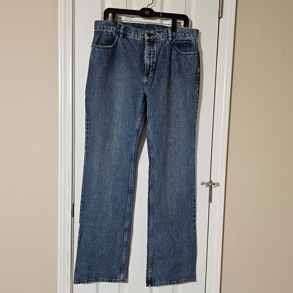 Vintage Harley-Davidson Women's Jeans - Size 12 - Embroidered Back 34X34‎